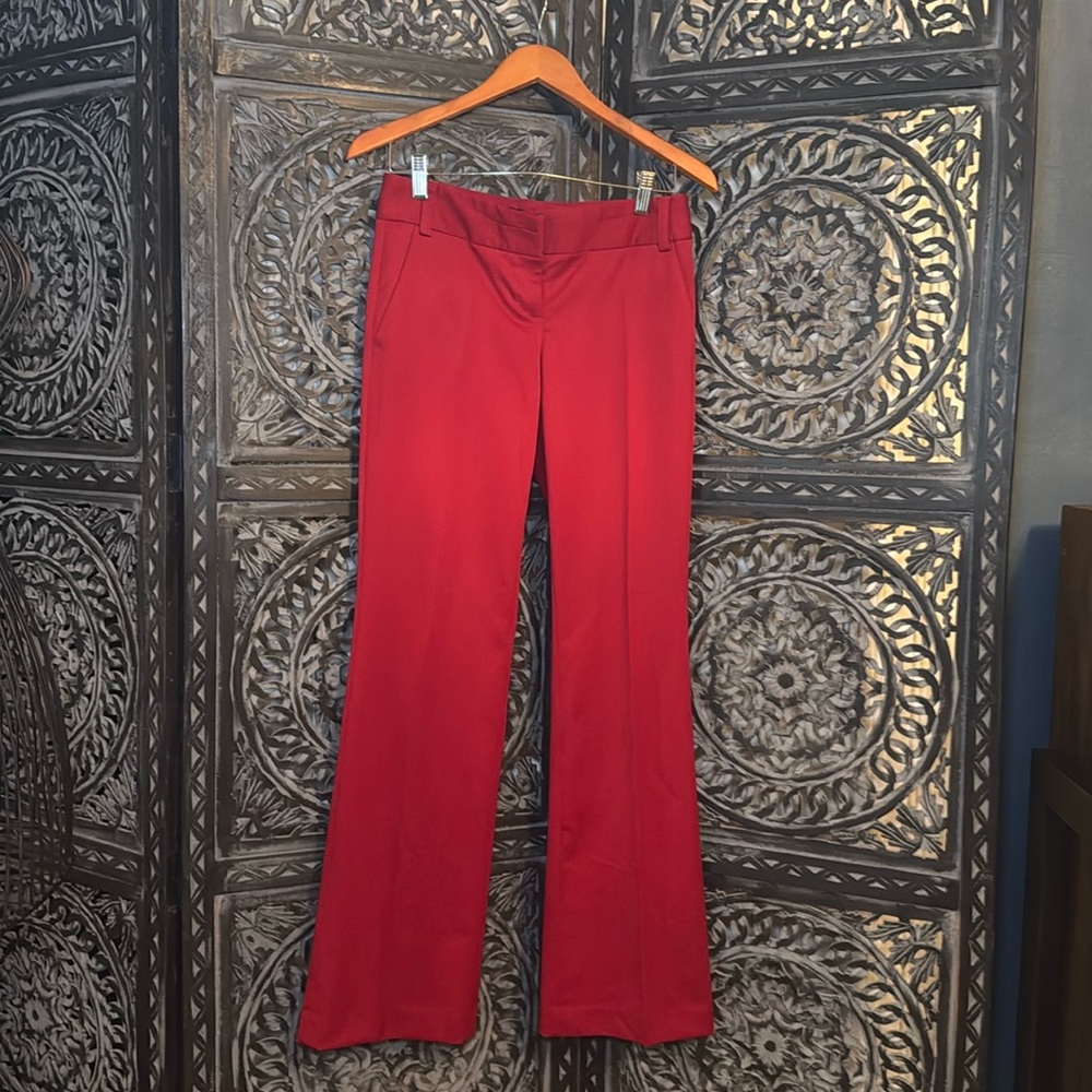Express hot red classy pants. very well made. in great condit. size 0.